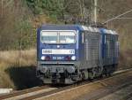 143 048-7 der RBH am 16.11.2011 im Doppel.