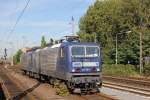 143 911-6 & 143 950-4 standen am 01.10.2012 in Osnabrck.