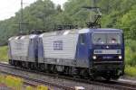 RBH 107 (143 063-6) mit RBH 108 (143 916-5) in Recklinghausen 27.6.2013