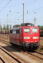 13.7.2013 Angermnde, 151 014 / RBH 269 abgestellt