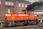 RBH 676 rangierte am 18.1.14 in Gladbeck-West.