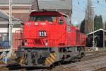 RBH 828 rangierte am 4.3.14 in Gladbeck-West.