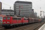 RBH 162 und RBH 163 fuhren am 7.3.14 durch Düsseldorf-Rath.