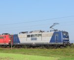 Am 3.Oktober 2014 fuhren die RBH-Loks 151 127 (RBH Nr.