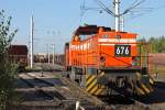 RBH 676 rangierte am 04.10.14 im Hafen Prosper.