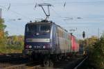 RBH 276 ex DB 151 151-8 und RBH 261 ex DB 151 038-7 warten am 28.10.2015 in Bochum Riemke auf die Überholung durch die Glückauf-Bahn