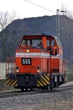 RBH 555 - MaK DE 501, Baujahr 1981, Nr.700056, 510kW – in Bottrop.