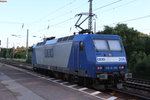 145-CL 206 (145 102-0) am Abend des 06.07.14 in Jena-Göschwitz.