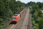 Zum Aufnahmezeitpunkt war 185 003 leihweise bei der RBH im Einsatz.