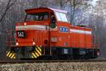 RBH 562 (MaK DE502 - Baujahr  1989 - Nr.700096 - Co - 510kw - 45kmh) in Bottrop-Welheimer Mark. 09.01.2017