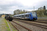 vlexx 622 421 verlässt Baumholder zur Fahrt nach Idar-Oberstein.