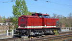 RIS - Regio Infra Service Sachsen GmbH, Chemnitz mit  203 843-8  [NVR-Nummer: 92 80 1203 145-8 D-RIS] am 22.04.20 Bf.