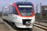 VT 1009 der Regiobahn, ohne Werbung, aber mit neuem Halterkürzel D-REGIO statt D-RBE (Neuss, 16.3.16).