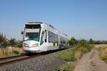 RegioTram Alstom RegioCitadis Wagen 757 am 24.07.19 in Hofgeismar 