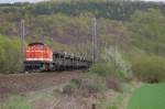 RVM 61 mit DGS 93165 Kassel Waldau - Fallersleben,am 16.04.2011 bei Freden