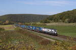 193 811 von  RETRACK  mit dem  Walter-KLV  auf dem Weg nach Würzburg am 12.