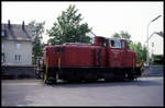 Lok 3 der Rhein Sieg Eisenbahn am 25.5.1995 in Sieglar.