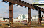 RSE-VT 25 (links) + VT 23 (rechts) // Köln-Deutz Hafen (öffentlicher Fotostandpunkt) // 3. Februar 2019 Sonderfahrt des Rheinisches Industriebahn-Museums in Köln