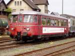 VT25 der RSE am 22.08.04 in Kln Nippes in der Nahaufnahme