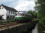 grn-weier Rhein-Sieg-Eisenbahn Schienenbus am 01.