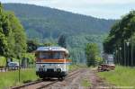 RSE VT9 auf der Oleftalbahn zwischen Kall -Schleiden - Hellenthal kurz vor Gemnd.