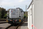 DE502 von Rheincargo  kommt von einer Lokmittfahrt in Brühl-Vochem bei der Tag der Offenen Tür bei Rheincargo in Brühl-Vochem. Augenommen bei der Tag der Offenen Tür bei Rheincargo in Brühl-Vochem. Bei Sommerwetter am Mittag vom 9.9.2018.