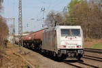 RHC 185 349-8 in Duisburg Abzweig Lohtarstraße 23.4.2021