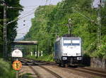 Ein Nachschuss von der  186 422-2 von der Rurtalbahn  und kommt als Lokzug aus Aachen-West nach Viersen  und kam aus Richtung Aachen-Hbf,Aachen-Schanz,Aachen-West,Laurensberg,Richterich,  und fuhr