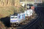 RTB 186 426-3 auf der Hamm-Osterfelder Strecke in Recklinghausen 7.2.2020