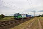 ELL/RTB Cargo Siemens Vectron 193 230-0 mit Containerzug in Klein Gerau am 07.06.20