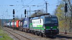 RTB CARGO GmbH, Düren [D] mit der ELL Vectron  193 727  [NVR-Nummer: 91 80 6193 727-5 D-ELOC] und Containerzug am 20.04.21 Bf.