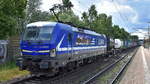 RTB Cargo - Rurtalbahn Cargo GmbH, Düren [D] mit der Vectron  193 564  [NVR-Nummer: 91 80 6193 564-2 D-ELOC] und einem Containerzug am 06.07.23 Höhe Bahnhof Dedensen-Gümmer.