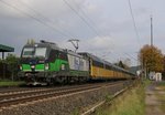 ELL Lok 193 832 der Ruhrtalbahn mit geschlossenen ARS-Autotransportwagen in Fahrtrichtung Süden.