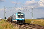 186 110 Rurtalbahn bei Bad Staffelstein am 10.07.2013.