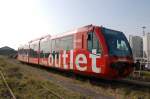 Regiosprinter 6.005.1 der Rurtalbahn abgestellt in Dren am 11.10.2007.