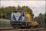 Rurtalbahn  Sally  bringt einen Bauzug in Richtung Recklinghausen.