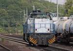 V155 der Rurtalbahn als Tfzf bei der Durchfahrt in Kln-West, 12.8.10