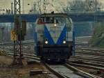 V104  Sally  (MaK DH 1004) von der Rurtalbahn als Lz am 13.12.2010 unterwegs in Aachen West.