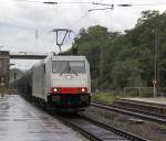 185 639-2 mit Kesselwagenzug in Fahrtrichtung Norden.