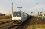 185 684-8 Railpool fr RTB - Rurtalbahn Cargo GmbH mit einem 1,3-Butadien Kesselzug in Rathenow Richtung Wustermark unterwegs.