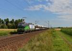 193 832 mit einem Autozug am 10.08.2014 bei Plattling.