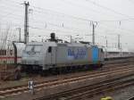 Railpool/Rurtalbahn Cargo 185 662-8 am 16.02.15 in Frankfurt Höchst vom Bahnsteig aus fotografiert 