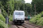 Railpool 185 621-0 unterwegs für die RTB am BÜ KM27,298 auf der Hamm-Osterfelder Strecke in Recklinghausen 9.6.2015