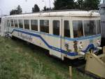 Historischer Triebwagen T1 „ De Heggestrfer“,     Auch wenn ein Triebwagen heute zum Streifen von Hecken nicht mehr nur auf alten Kreisbahngleisen unterwegs sein muss: Die Hecke, welche