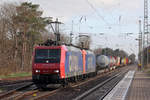 SBB Cargo 482 017-1 mit 482 008-0 in Poggenhagen 13.4.2021