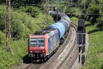 SBBC 482 028-8 unterwegs für Chemoil auf der Hamm-Osterfelder Strecke in Recklinghausen 15.6.2022