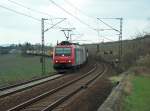 SBB Cargo Re 482 021-3 mit einem Gterzug Richtung Wiesbaden, bei Hattenheim; 15.03.2008