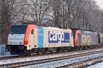 E 186 181-4 der SBB Cargo von Railpool in Ratingen-Lintorf am 26.01.2010