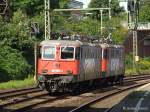 421 397-1 und 421 381-5 fuhren lz am 23.08.13 durch hh-harburg