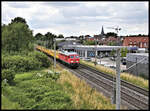 Da im Bahnhof Hasbergen die Ausziehgleise schon vor geraumer Zeit zurück gebaut wurden, müssen Rangiervorgänge auf die Hauptstrecke ausgedehnt werden.